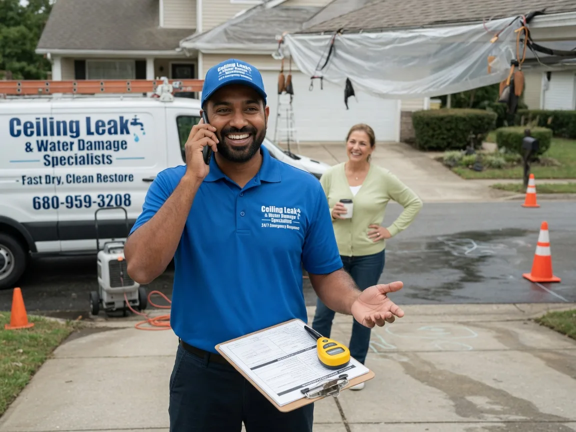 Ceiling Leak Cleanup Welling, OK FAQs
